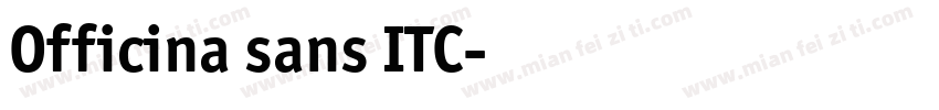 Officina sans ITC字体转换